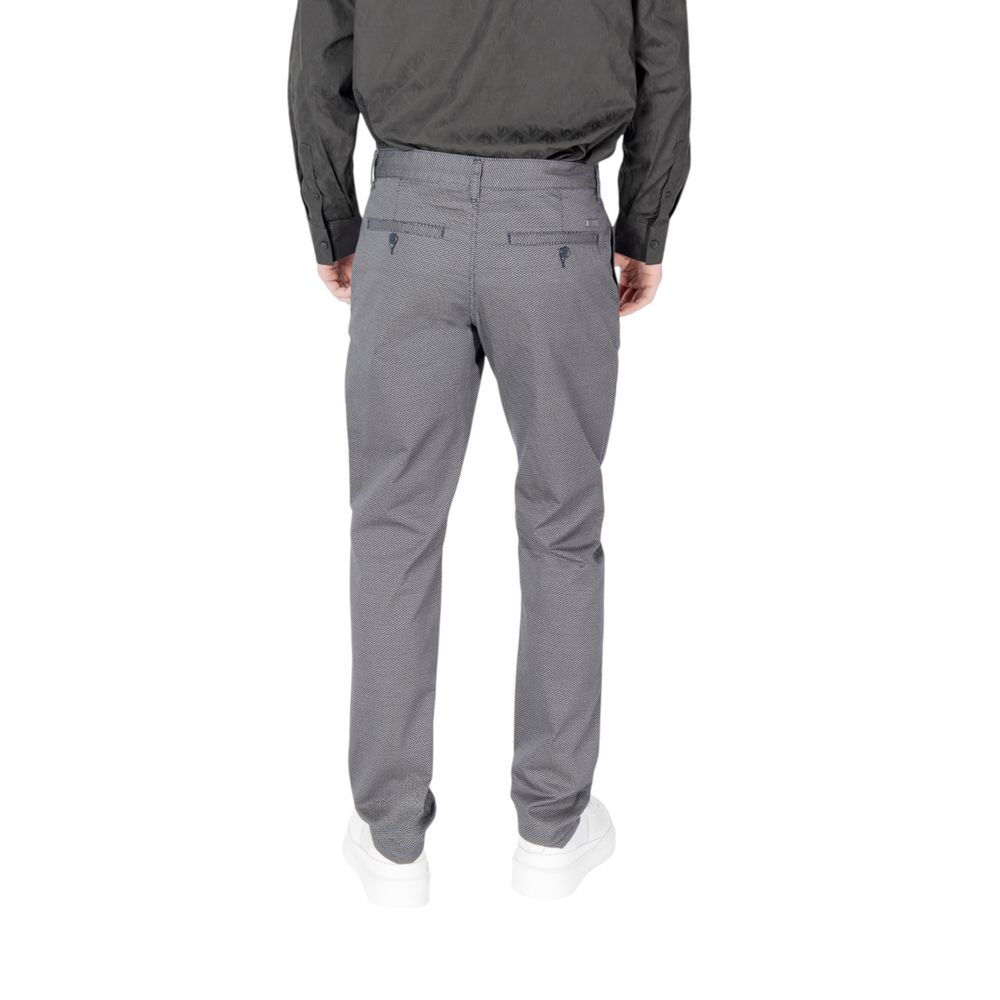Blauwe katoenen skinny broek