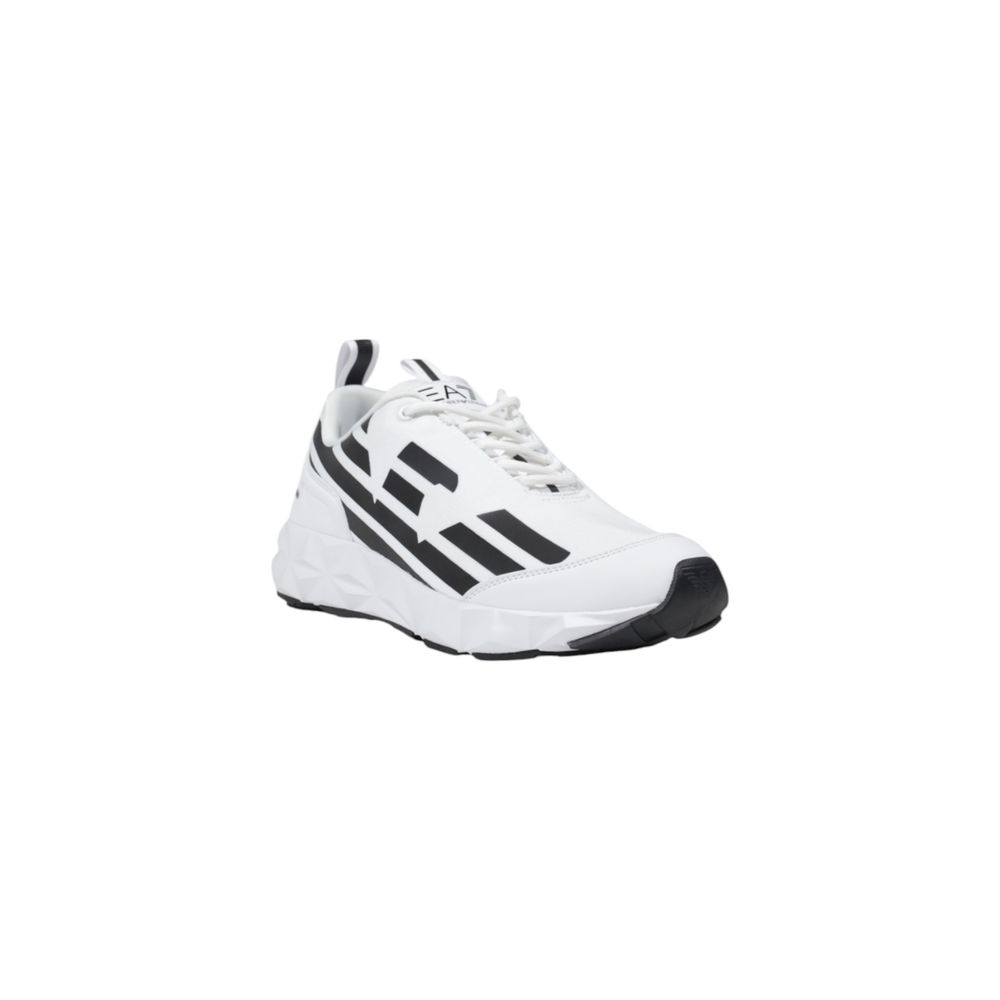 Zwart-witte polyester sneaker