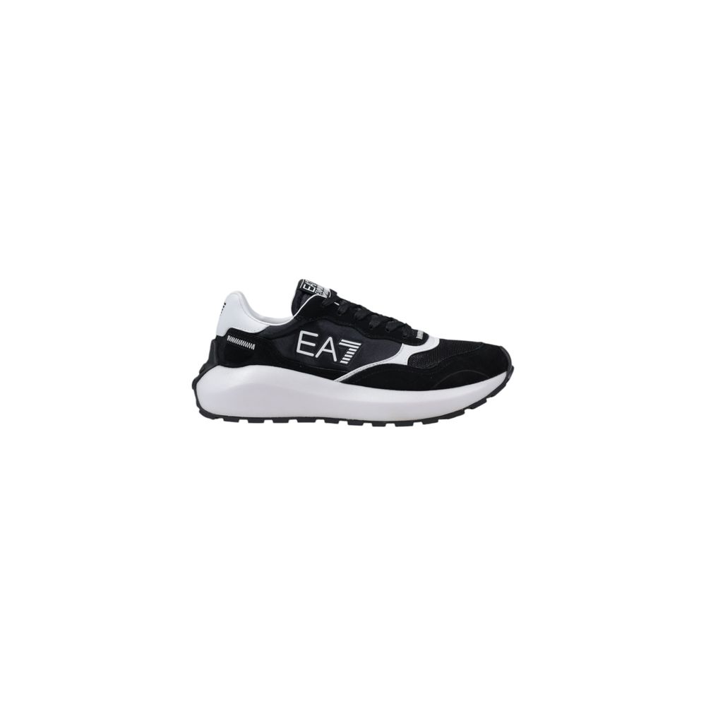Zwart-witte polyamide sneaker