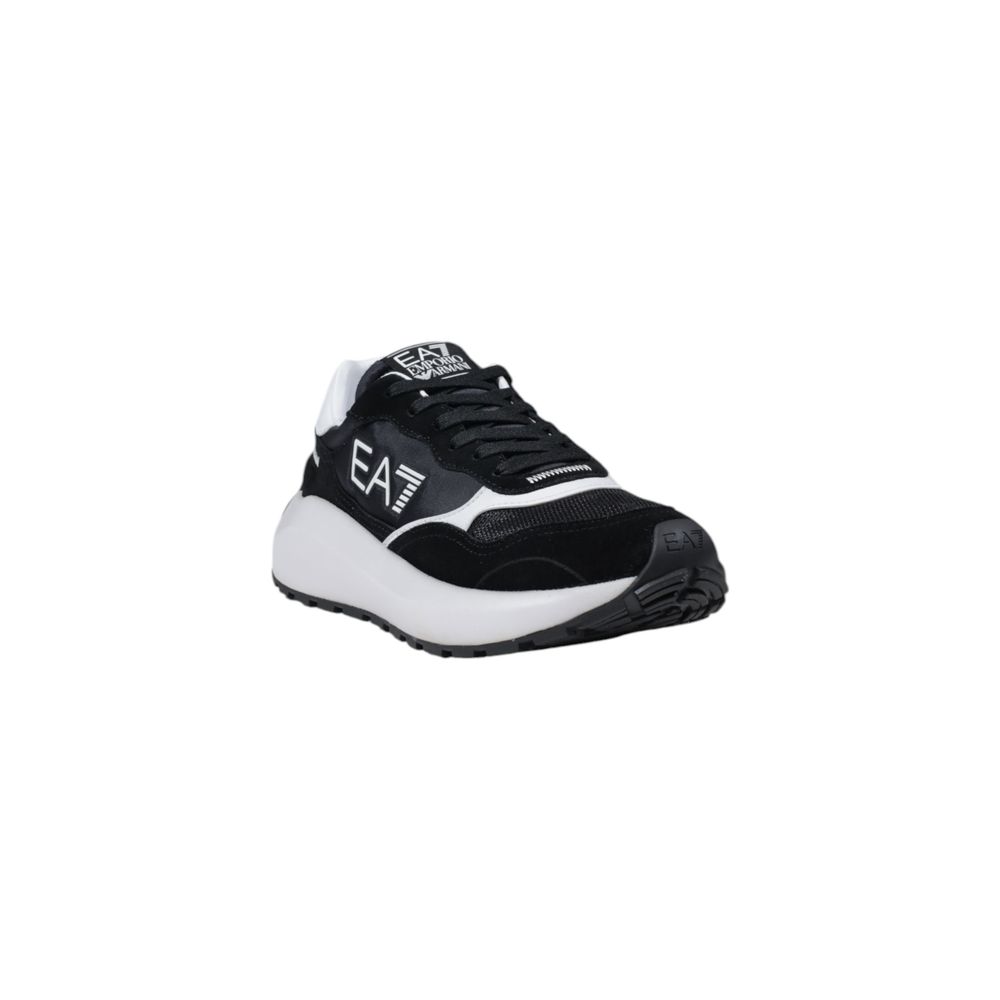 Zwart-witte polyamide sneaker