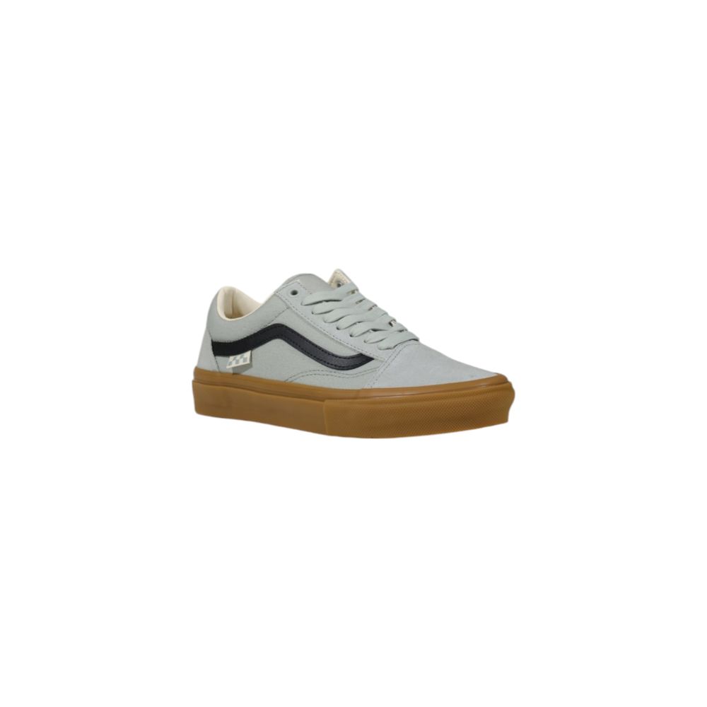 Grijze suède leren sneaker
