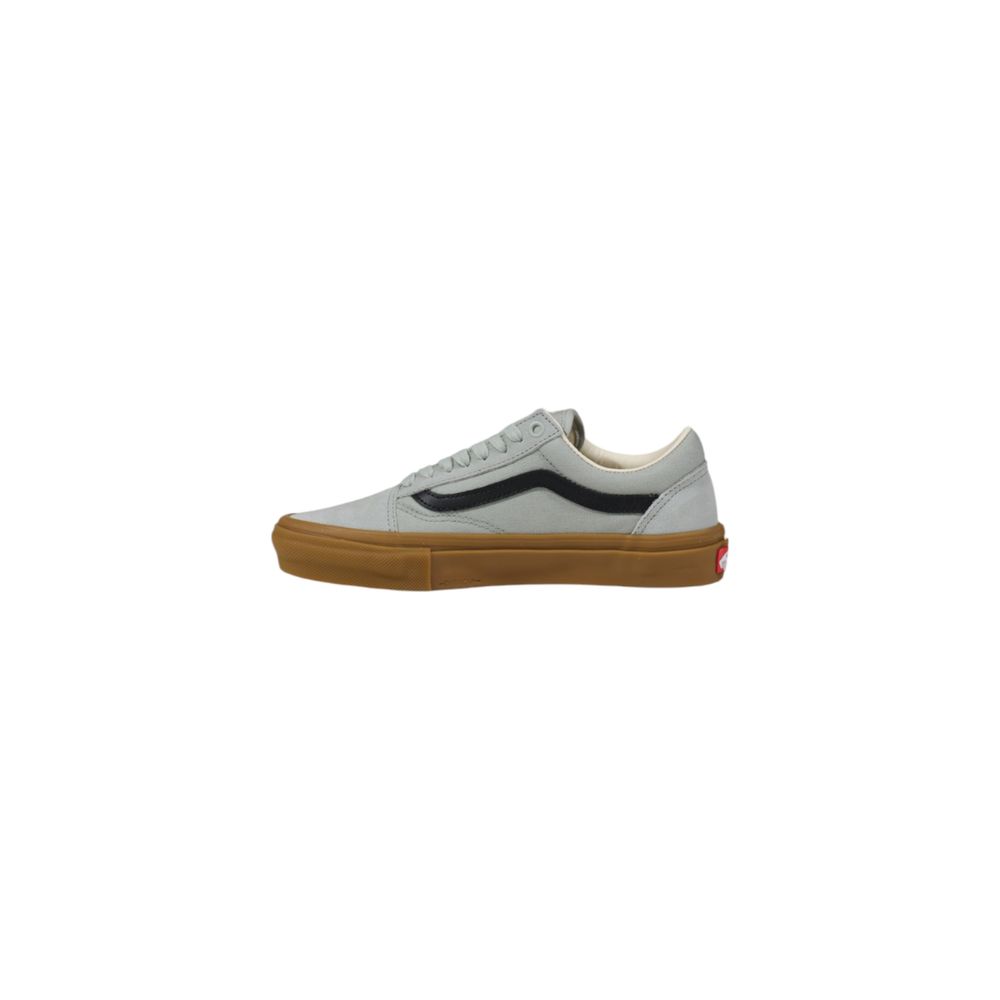 Grijze suède leren sneaker