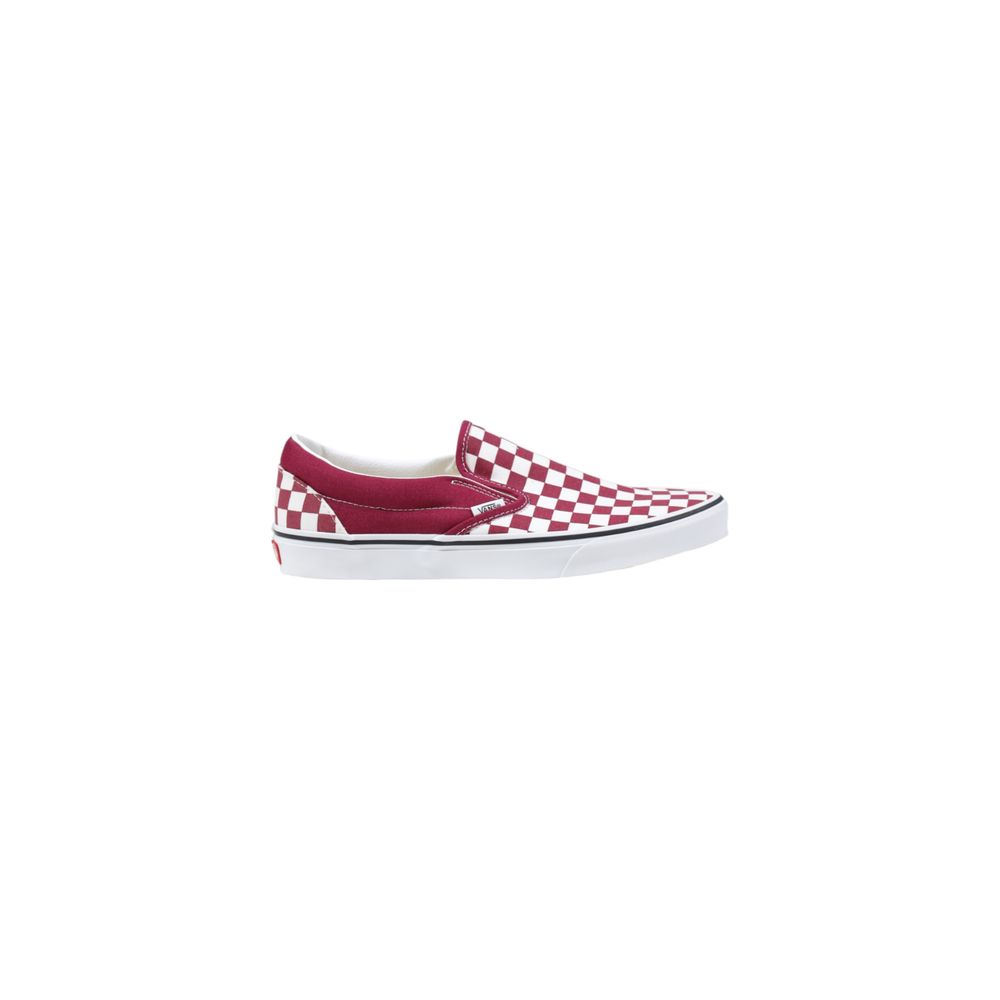 Rode stoffen sneaker
