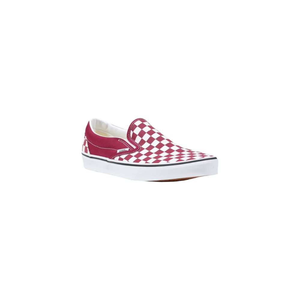 Rode stoffen sneaker