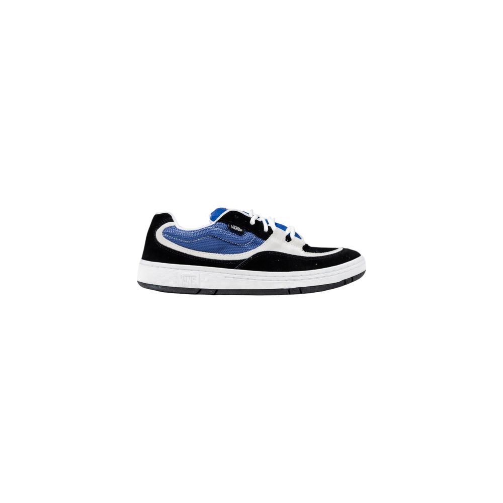 Blauwe suède leren sneaker