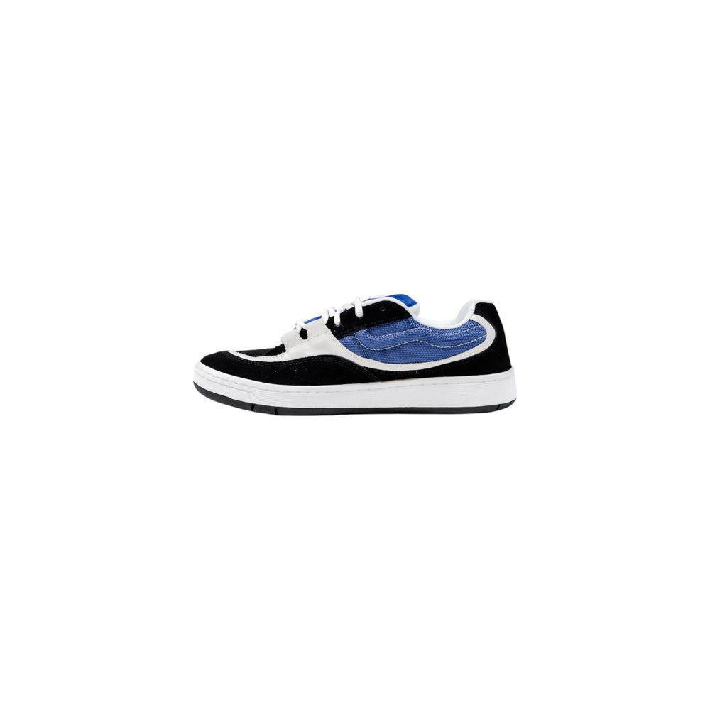 Blauwe suède leren sneaker