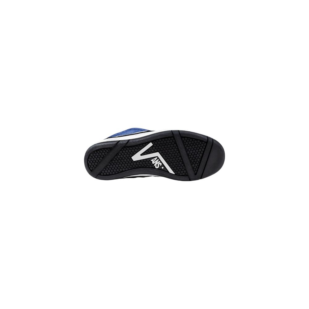 Blauwe suède leren sneaker
