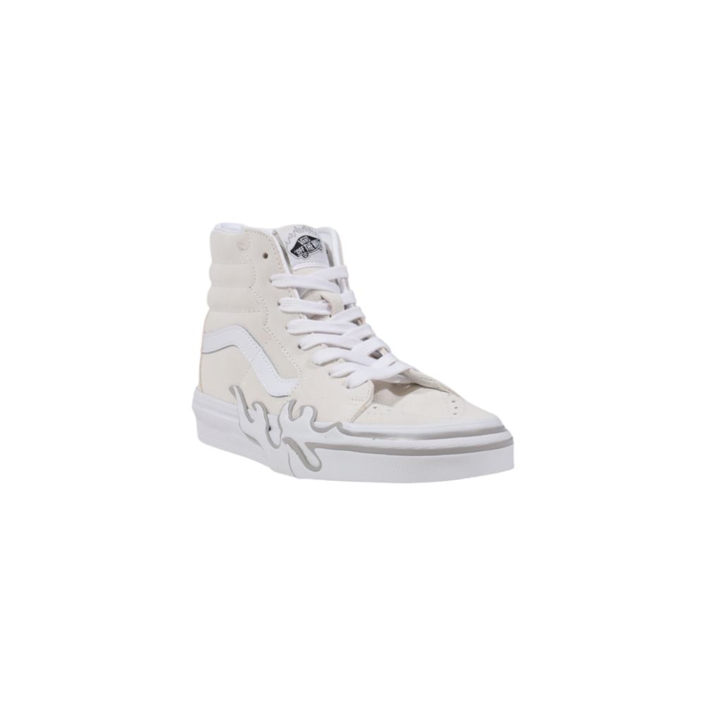 Witte suède leren sneaker