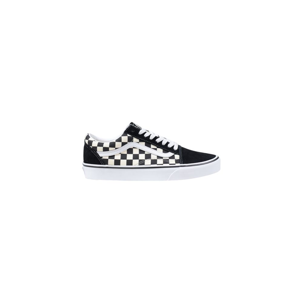 Zwart-witte stoffen sneaker