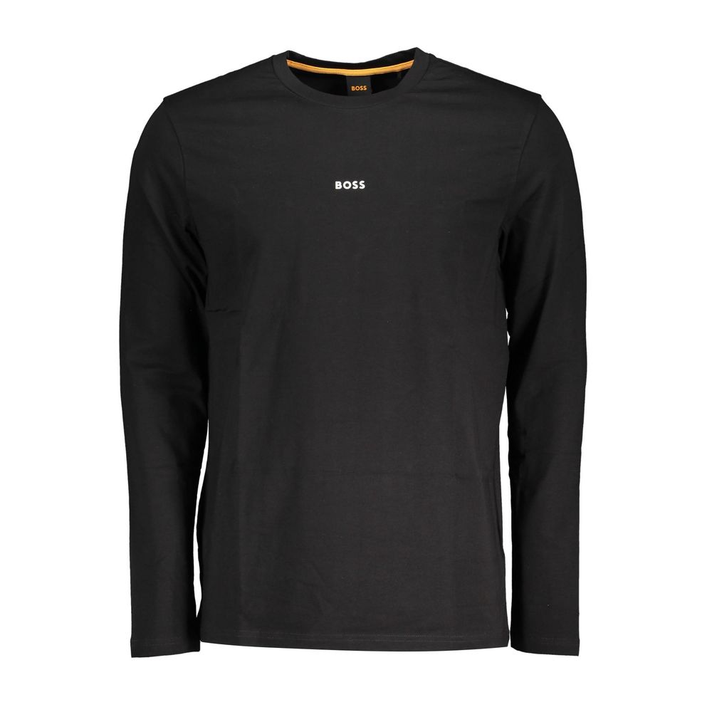Black Cotton T-Shirt