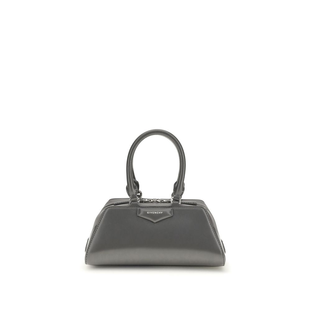 Gray Calf Leather Bos Taurus Handbag