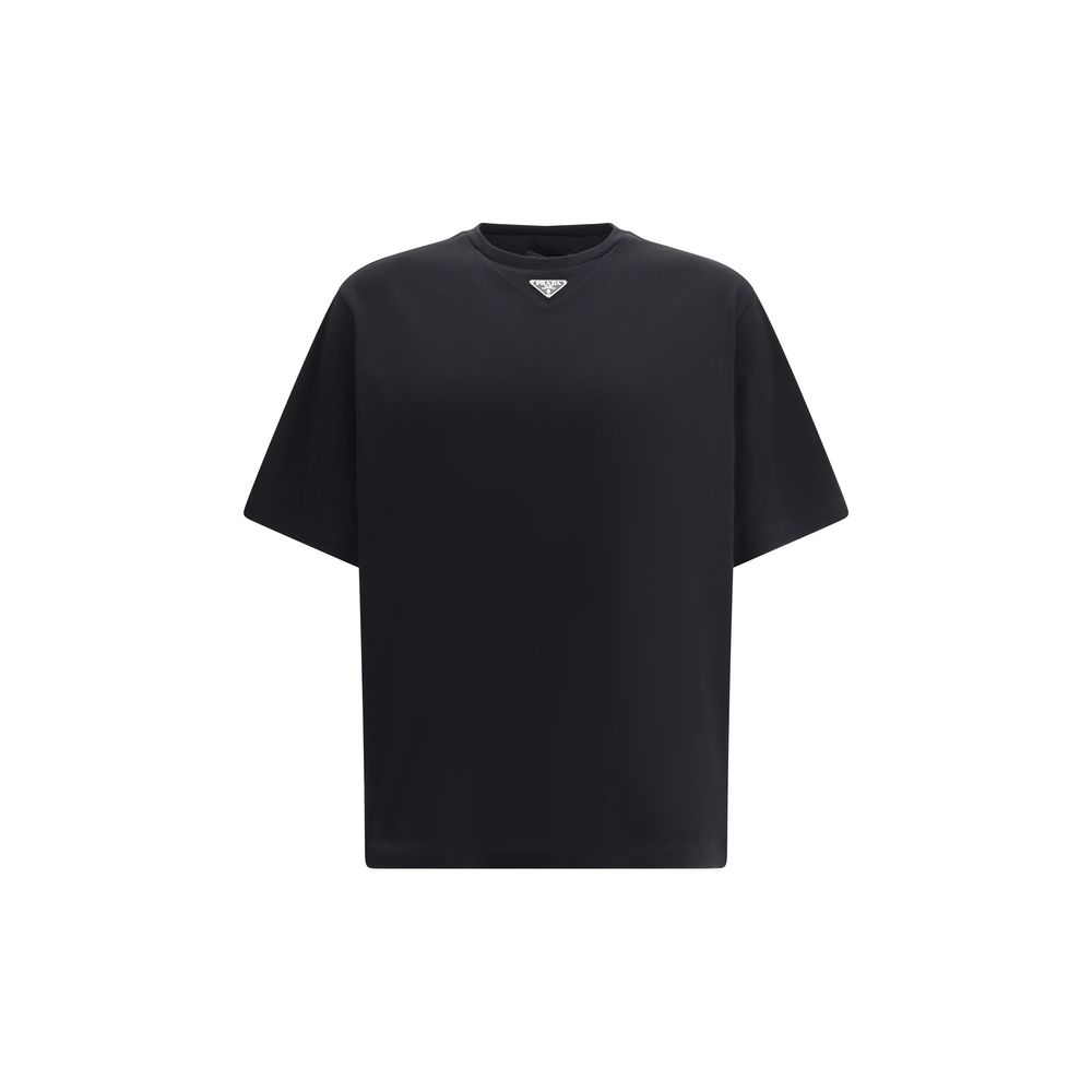 Black Cotton T-Shirt